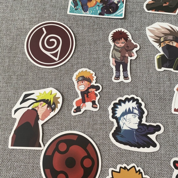 Naruto waterproof stickers. Package of 50. - Picture 4 of 5
